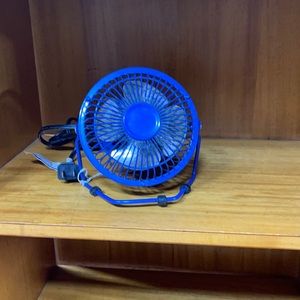 Mainstays 4 inch Metal Mini Personal Desktop Fan